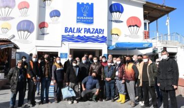 Başkan Günel, balık pazarı esnafıyla bir araya geldi