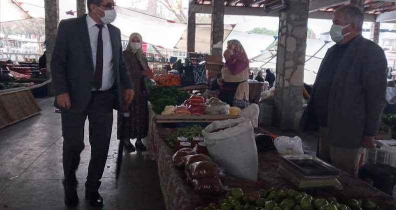 Başkan İnal mesaisine pazar ziyareti ile başladı