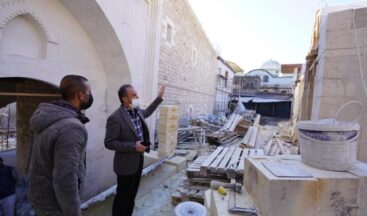 Başkan Kılınç, restorasyon çalışmalarını yerinde inceledi