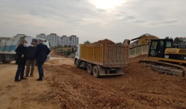 Başkan Kılınç yol genişletme çalışmalarını inceledi