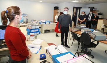 Başkan Sandal, personelin yeni yılını kutladı