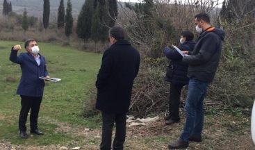 Başkan Şayir’in sözünü aldığı proje için Ankara’dan heyet geldi