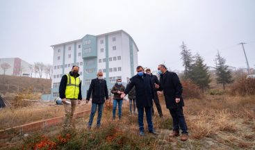 Başkan Vidinlioğlu, KASMEK binasında incelemelerde bulundu