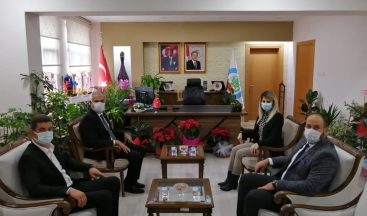 Başkan Yaman, İl Genel Sekreteri Bayrakçı’yla bir araya geldi