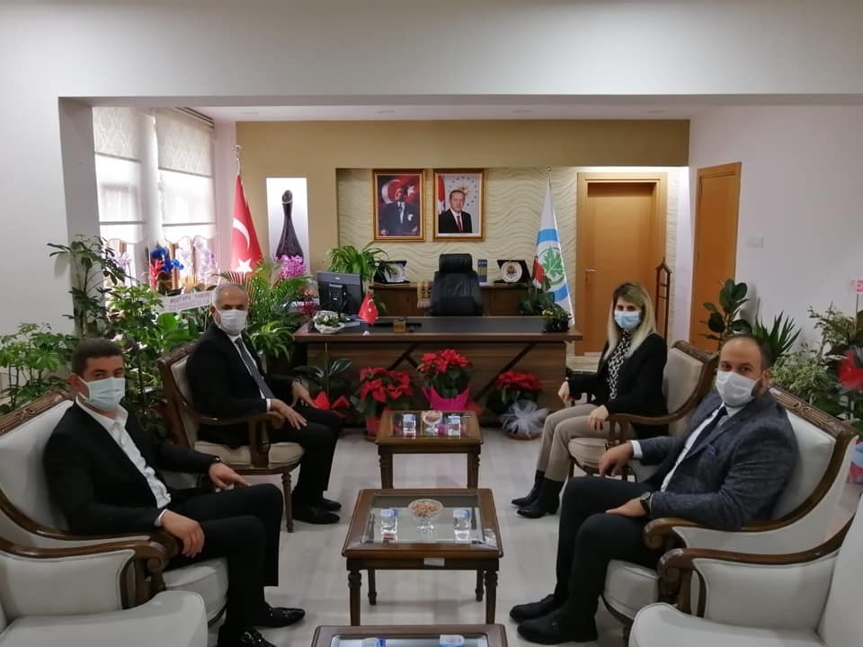 Başkan Yaman, İl Genel Sekreteri Bayrakçı’yla bir araya geldi
