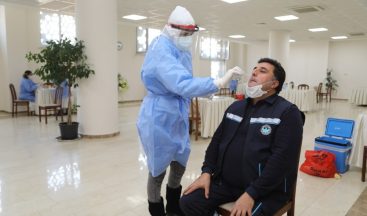 Battalgazi’de belediye personeline covid-19 testi