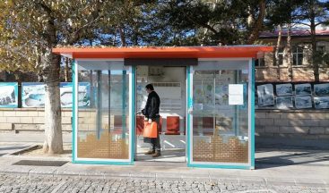 Bayburt’ta belediye ekiplerince toplu kullanım alanlarında dezenfekte çalışması yapıldı