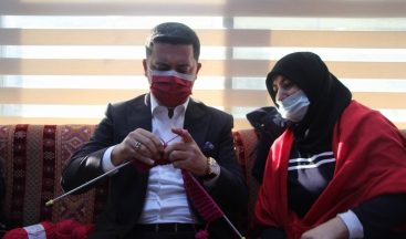 Nevşehir Belediye Başkanı Kadınlarla Örgü Ördü