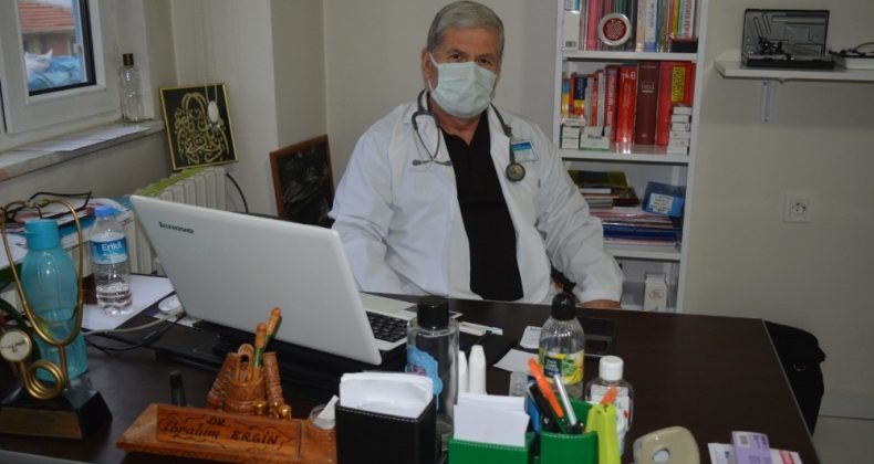 Bigadiç’in sevilen doktoru İbrahim Ergin, 40 yılı geride bıraktı