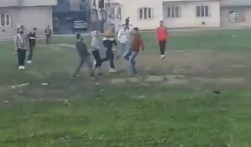 Bursa’da sokağa çıkma kısıtlamasında çift kale maç yaptılar