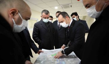 Büyükakın, zabıta ve ulaşım dairelerinin yeni binalarını ziyaret etti