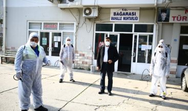 Aydın Bağarası Dezenfekte Edildi