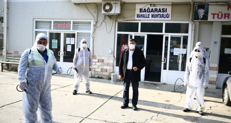 Aydın Bağarası Dezenfekte Edildi