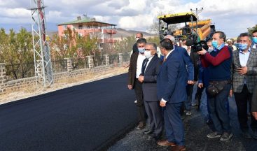 Büyükşehir’den ilçe yollarına 14 milyon TL’lik sıcak asfalt