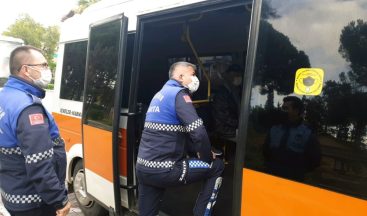 Büyükşehir’den toplu taşıma araçlarında Korona virüs denetimi