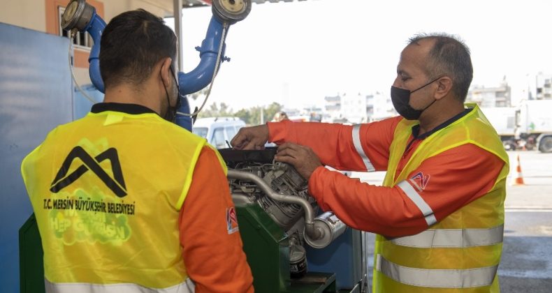 Büyükşehirin atölyesinde temizlik ve ilaçlama ekipmanları yeniden hizmete kazandırılıyor