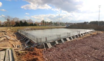 Çocuk Trafik Eğitim Parkında idari bina temeli atıldı