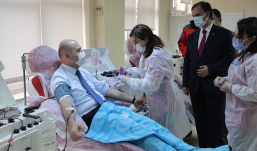 Covid-19’u atlatan Bakan Soylu Plazma Bağışında Bulundu