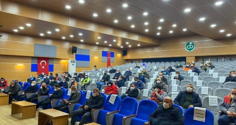 Cumayeri Belediyesi çalışanlarına korona virüs testi