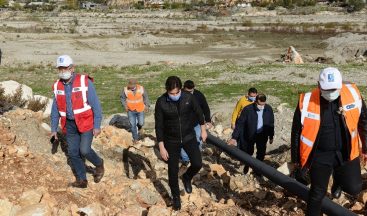 Demre’de bin 263 dönüm arazi modern yöntemlerle sulanacak