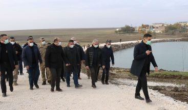 Diyarbakır Valisi Münir Karaloğlu, Karaçalı Göletinde inceleme yaptı