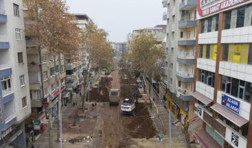 Diyarbakır’da Sanat Sokağındaki sağlıklaştırma çalışmaları devam ediyor
