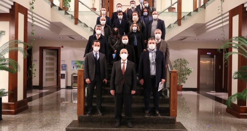 Düzbağ Projesi için Gaziantep’e gelen yazar ve medya mensupları HKÜ’yü ziyaret etti