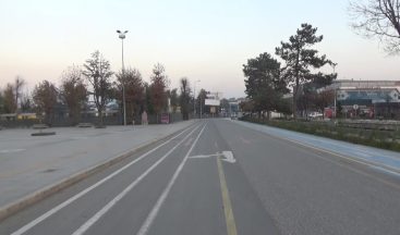 Düzce’nin en kalabalık sokakları sessizliğe büründü