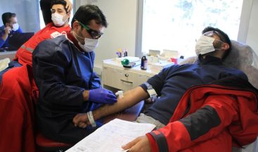 Elazığ’da sokağa çıkma kısıtlamasında 80 gönüllü kan verdi