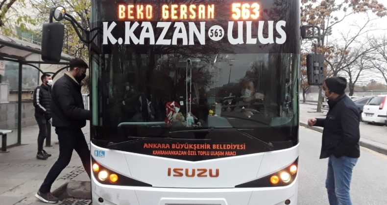 Elmadağ ve Kahramankazan ilçelerinde de Ankarakart kullanılmaya başlıyor