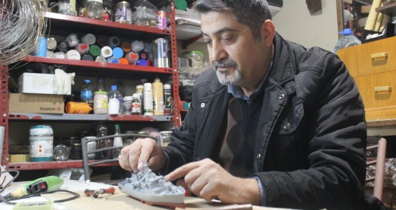 Emekli Deniz Astsubay maketten kendi donanmasını kurdu