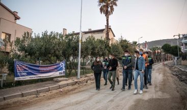 Enver Reis Caddesi’nin alt ve üst yapısı yenileniyor