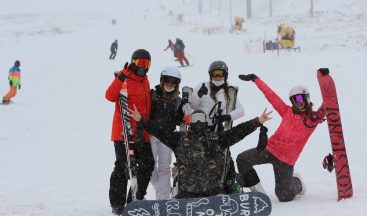 Erciyes’te kayak sezonu açıldı