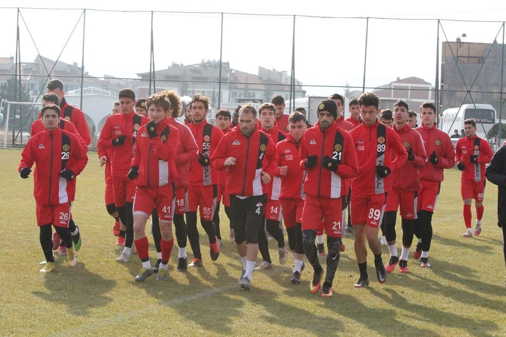 Eskişehirspor’da Bursaspor deplasmanı öncesi son antrenman