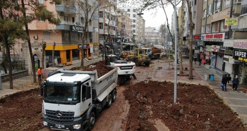 Esnaf istedi Diyarbakır Büyükşehir Belediyesi harekete geçti