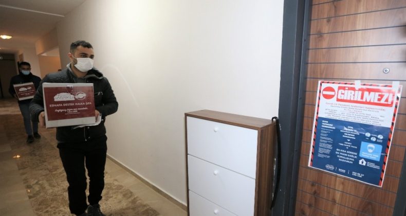 Esnafa destek halka şifa paketlerinin dağıtımı başladı