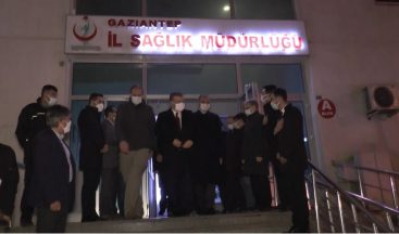 Gaziantep’te incelemelerde bulunan bakanlar kentten ayrıldı