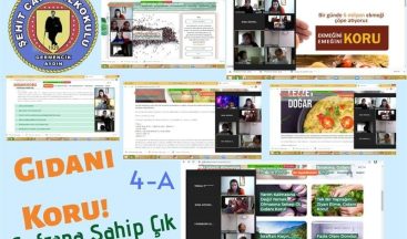 “Gıdanı Koru” kampanyası EBA üzerinden anlatıldı