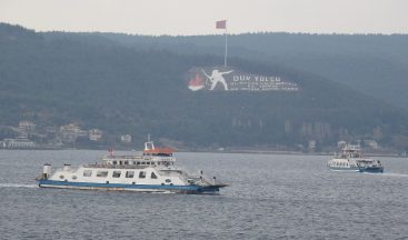 Gökçeada feribot seferleri iptal edildi