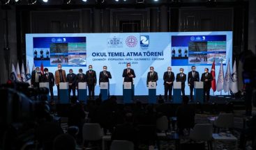 Göktürk’te yeni okulun temelleri atıldı