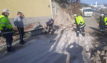 Gölet ve enerji hatlarındaki çalışmalar devam ediyor