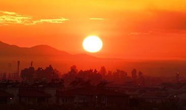 Günbatımı hayran bıraktı