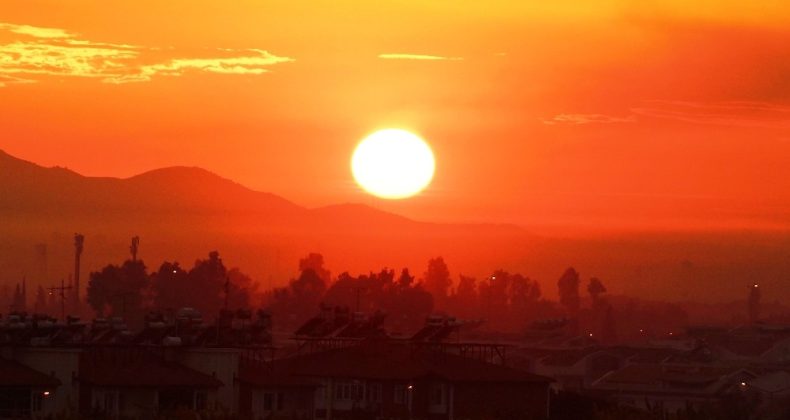 Günbatımı hayran bıraktı