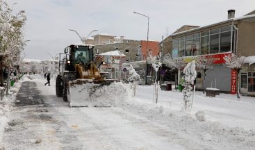 Gürpınar Belediyesi’nden karla mücadele seferberliği