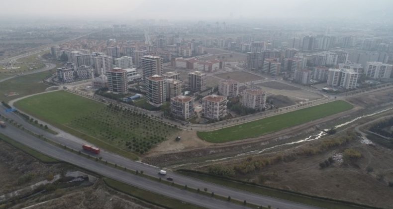 Güzelyurt’ta 30 bin metrekarelik atıl alan peyzajla can buldu