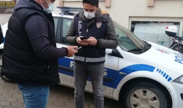 İlçe halkının ateşi drone ile ölçüldü