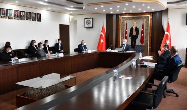 Isparta’da yapımı planlanan çocuk trafik eğitim parkı için toplantı yapıldı