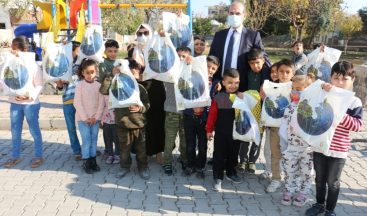 İstanbul’dan Akçakale’deki çocuklara temizlik seti desteği