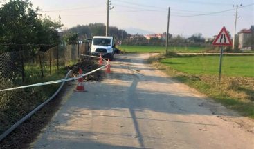 Kapukargın Mahallesi Kanalbaşı Mevkiinde İçme Suyu Hattını Yenileniyor