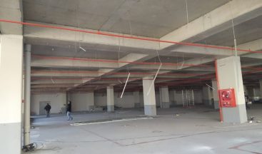 Katlı otoparkta iş mahkemeleri için çalışmalar başladı